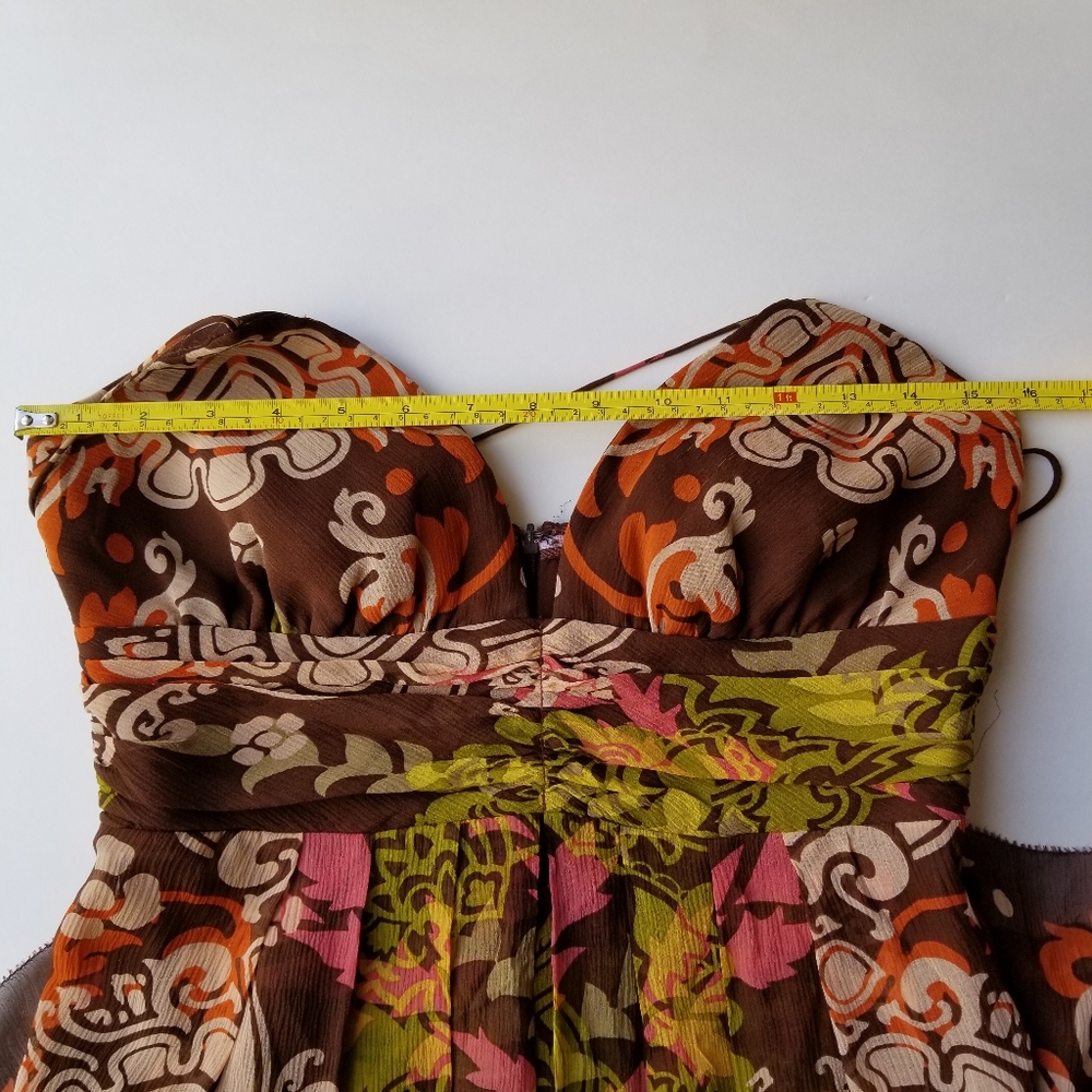 Nicole Miller Silk Dress Sz 6 - Picture 5 of 7